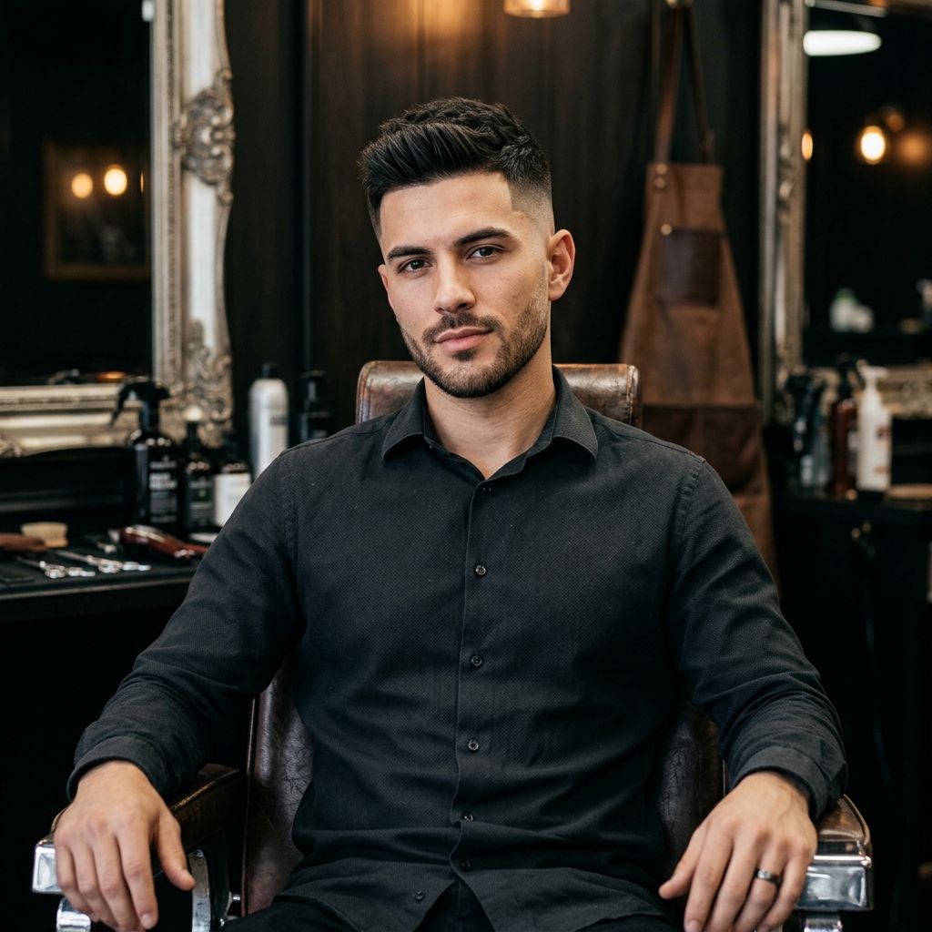 Executive Skin Fade Haircut Bahawalpur